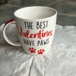 Valentine's Day Mug - White and Red